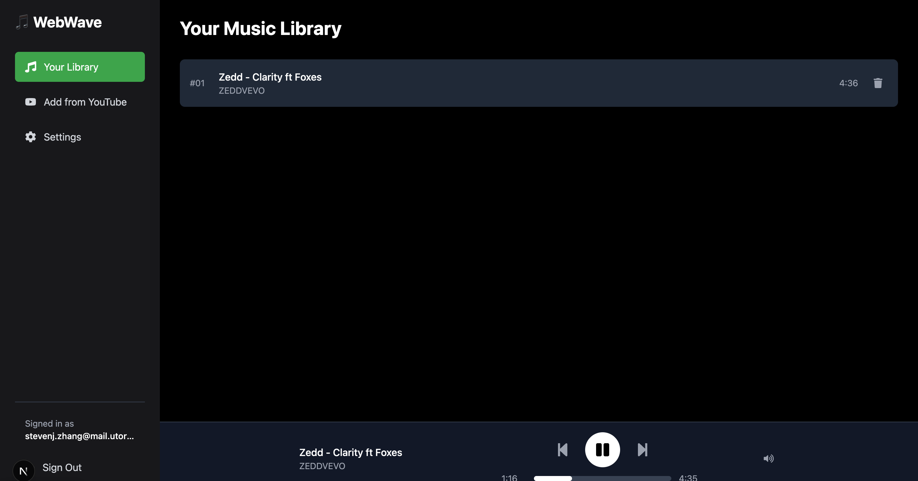 Web Music Streamer